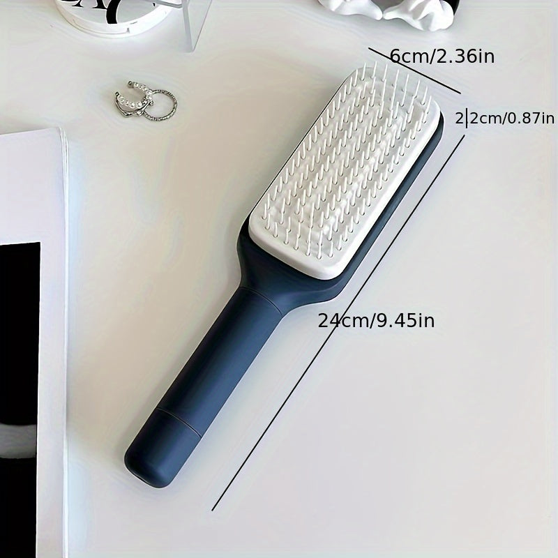 Rotating Lift Telescopic Hair Comb for Women