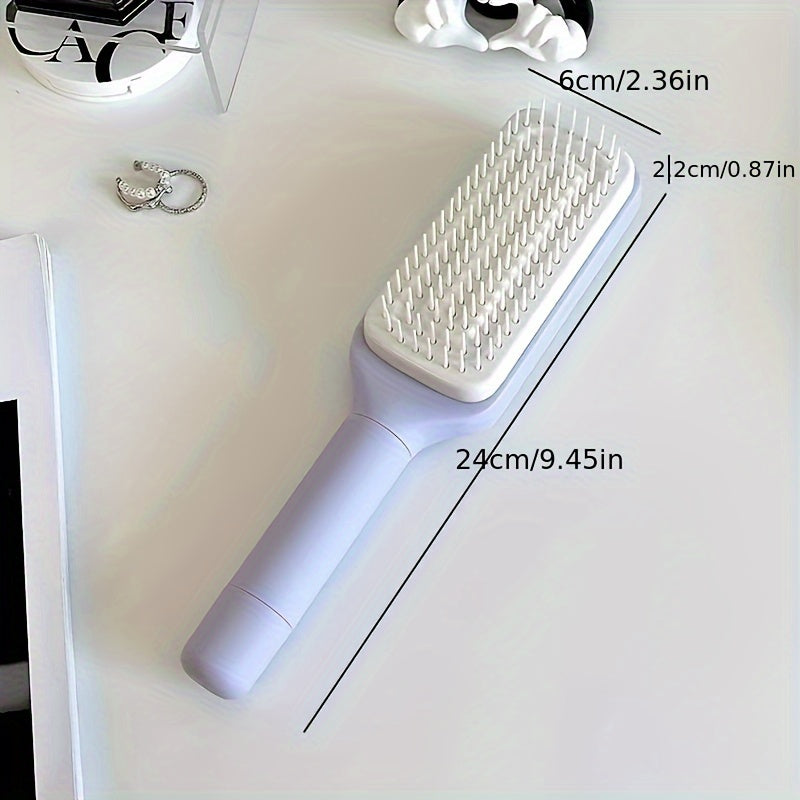 Rotating Lift Telescopic Hair Comb for Women