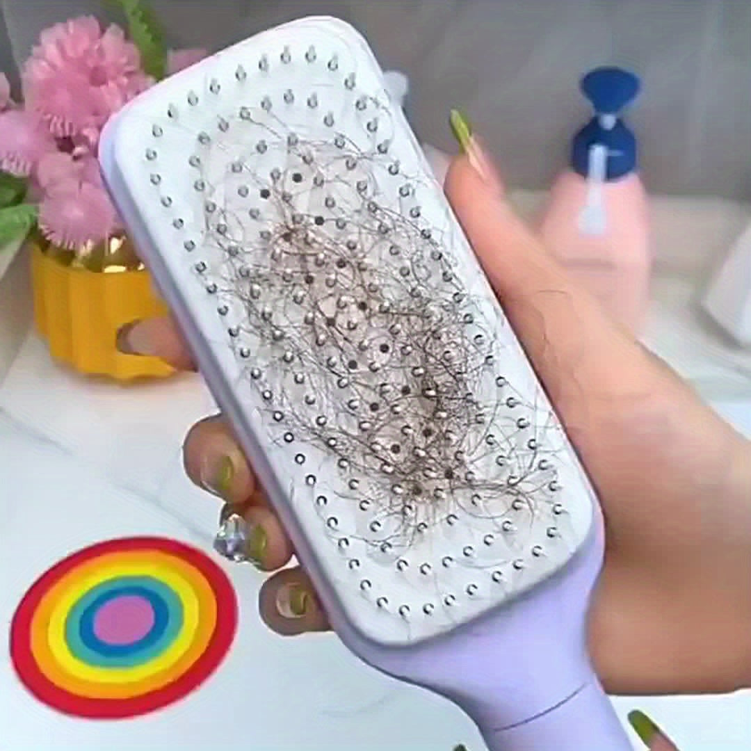 Rotating Lift Telescopic Hair Comb for Women