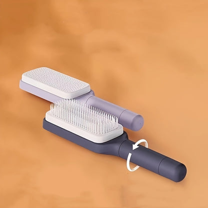 Rotating Lift Telescopic Hair Comb for Women